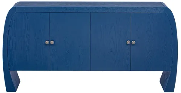 Merax 4-Door Ash Veneer Sideboard Storage Cabinet
