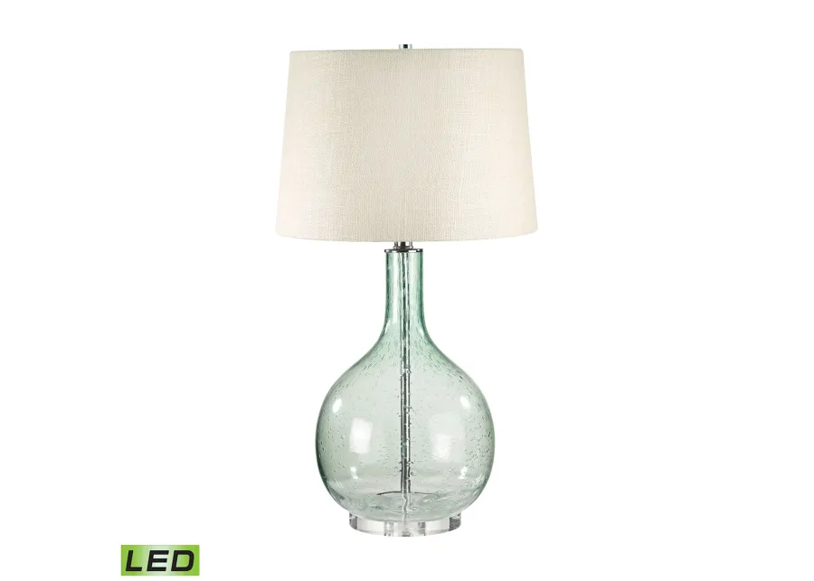 Glass 28" High 1-Light Table Lamp