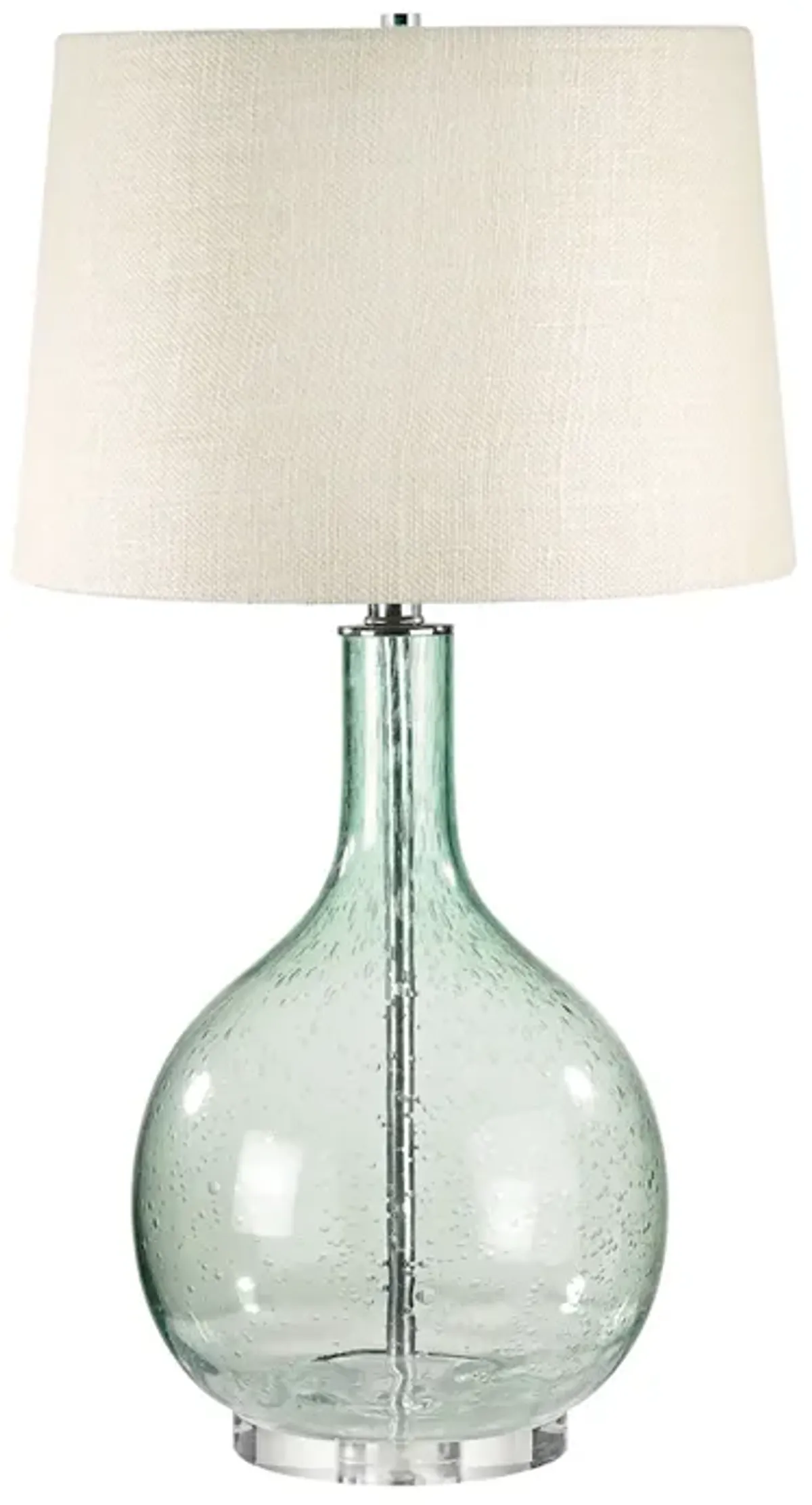 Glass 28" High 1-Light Table Lamp