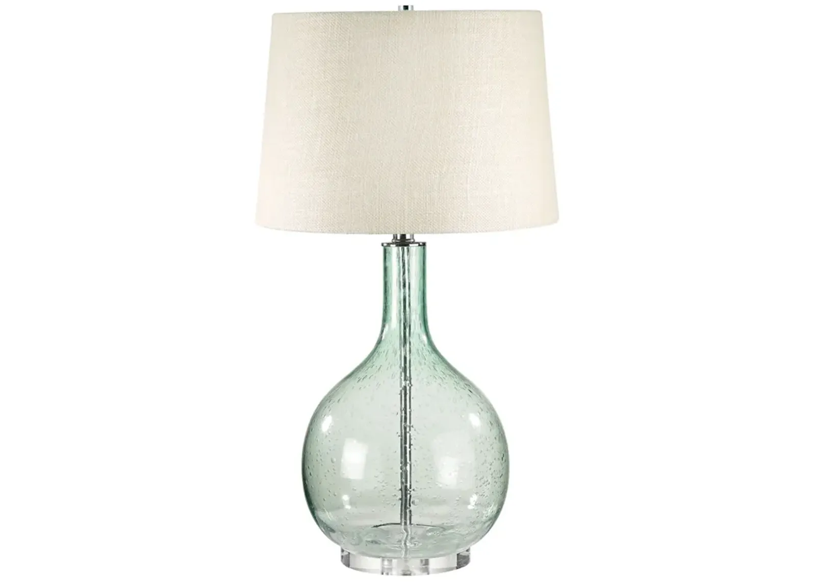 Glass 28" High 1-Light Table Lamp