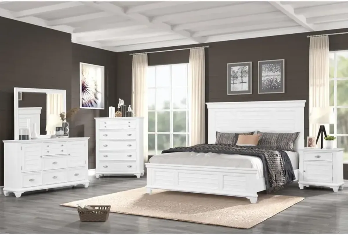 New Classic Furniture Jamestown Dresser- White