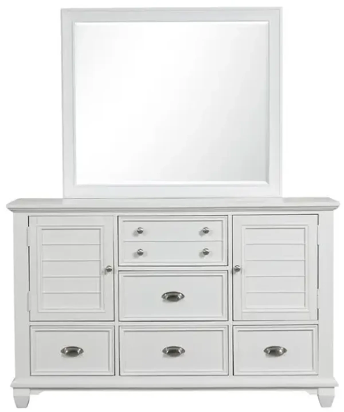 New Classic Furniture Jamestown Dresser- White