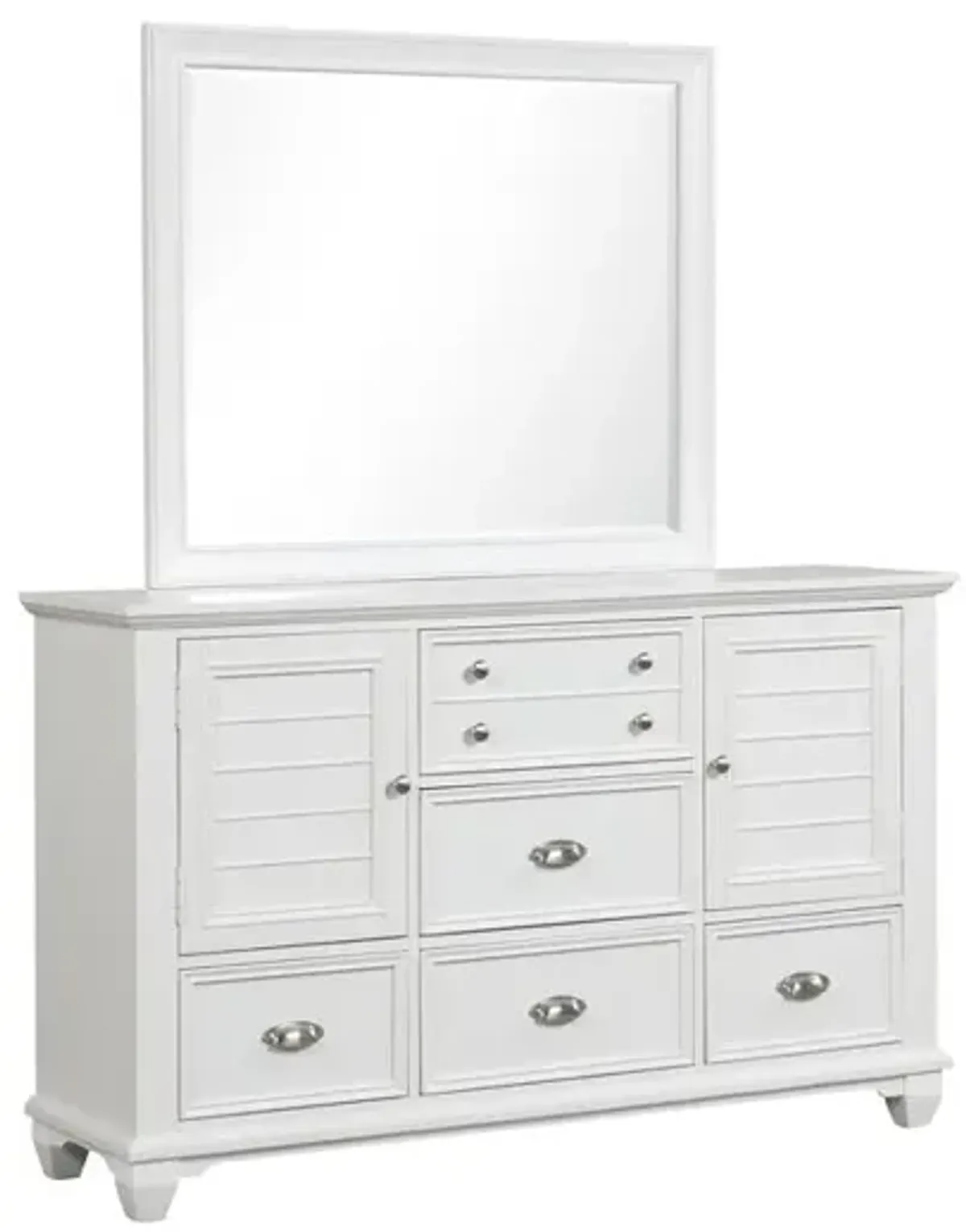 New Classic Furniture Jamestown Dresser- White