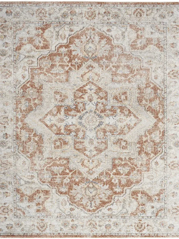 Astra Machine Washable ASW12 Gold/Multicolor 7'10" x 10' Rug