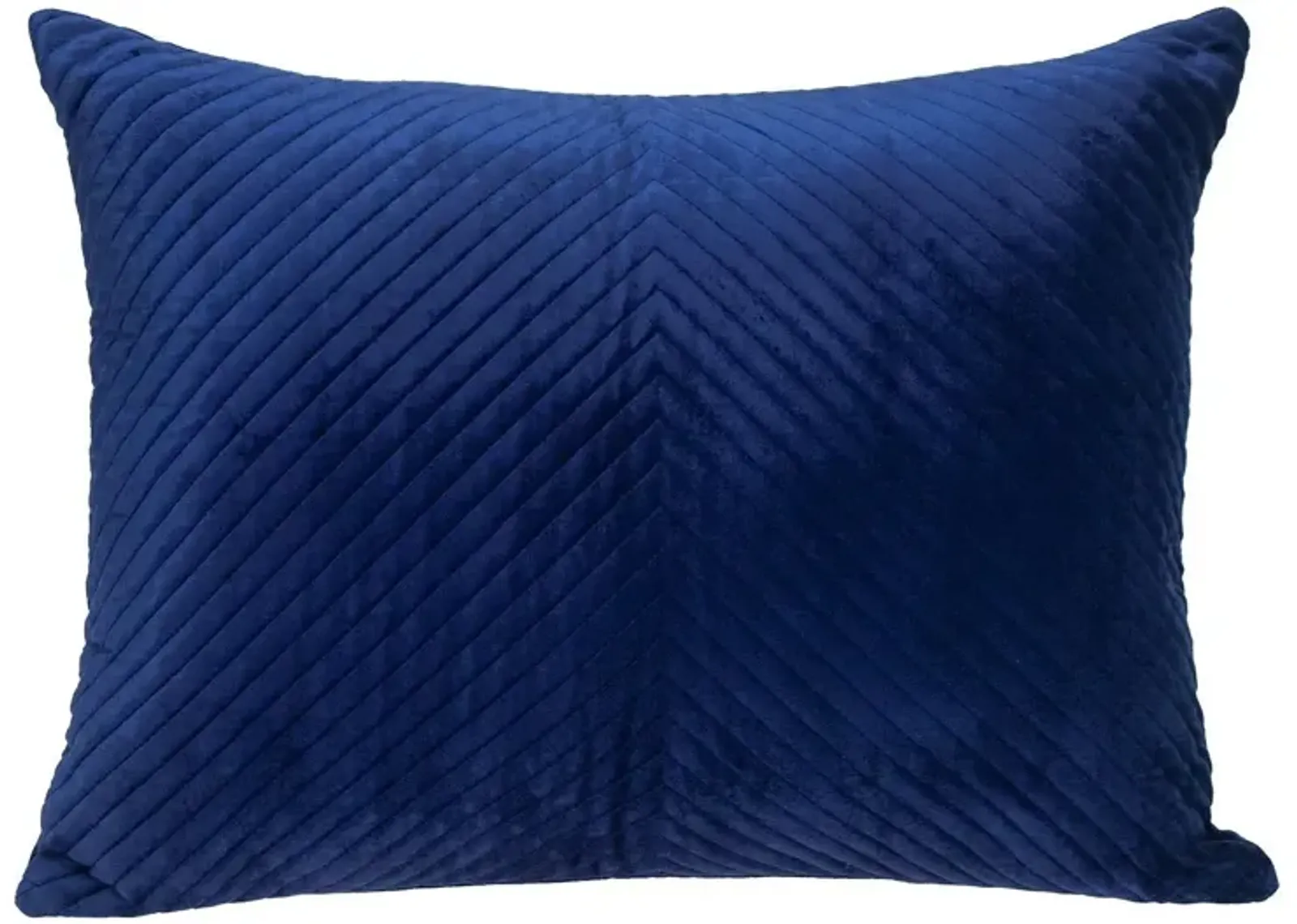 Hivvago Navy Blue Lumbar Tufted Throw Pillow