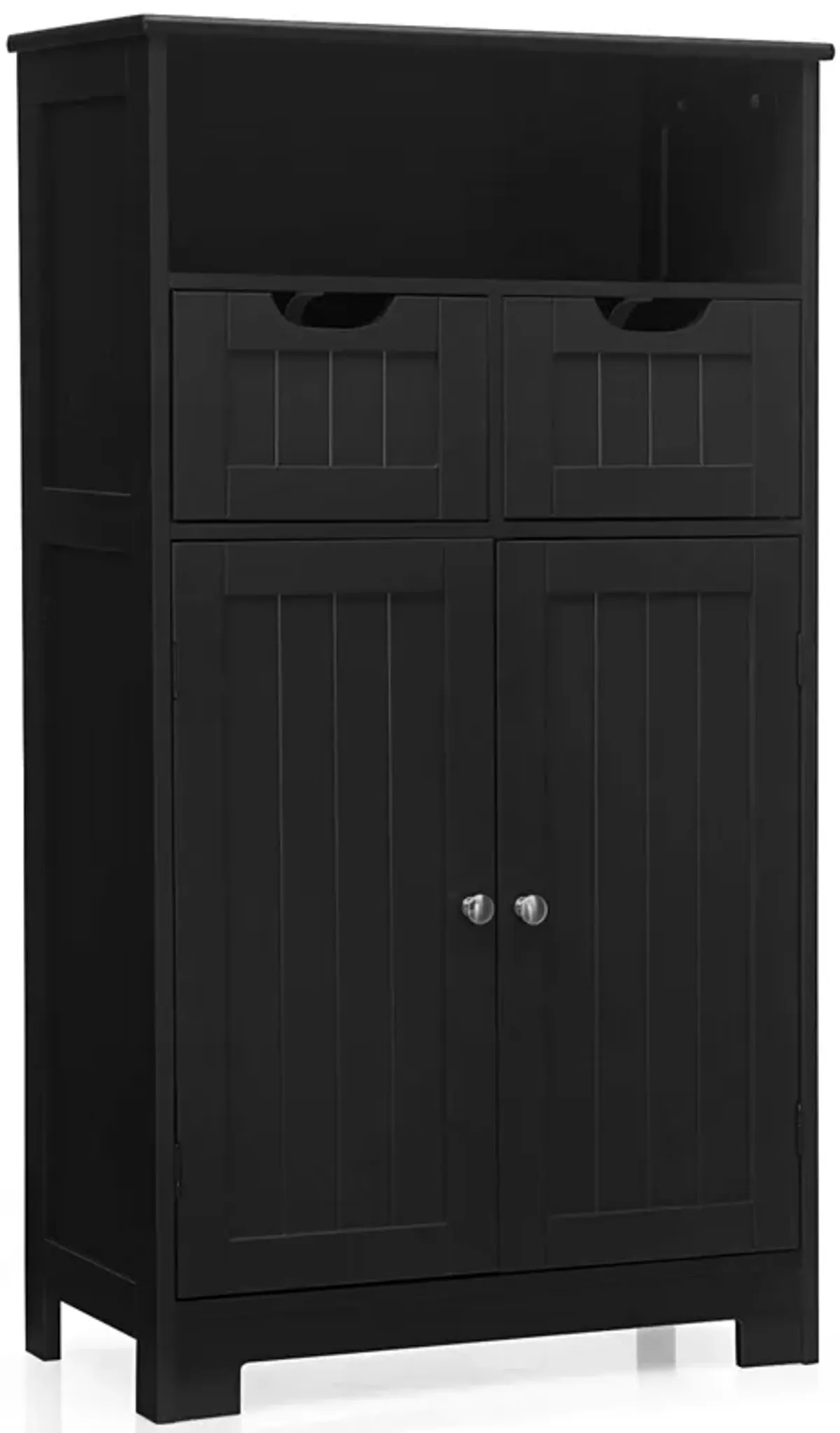 Bathroom Wooden Side Cabinet  with 2 Drawers and 2 Doors