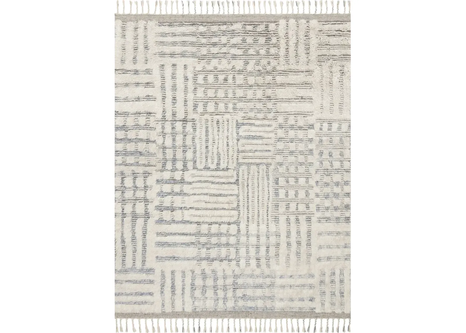 Khalid KF01 Ivory/Sky 7'9" x 9'9" Rug