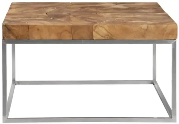 Teak Puzzle Square Coffee Table
