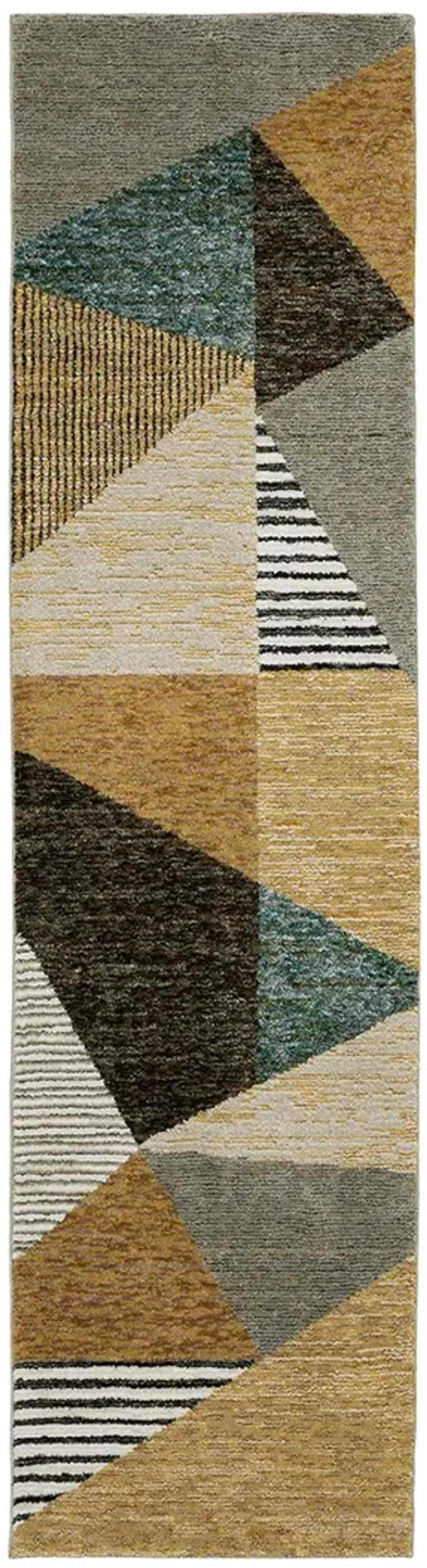 Strada 2'3" x 8' Gold Rug