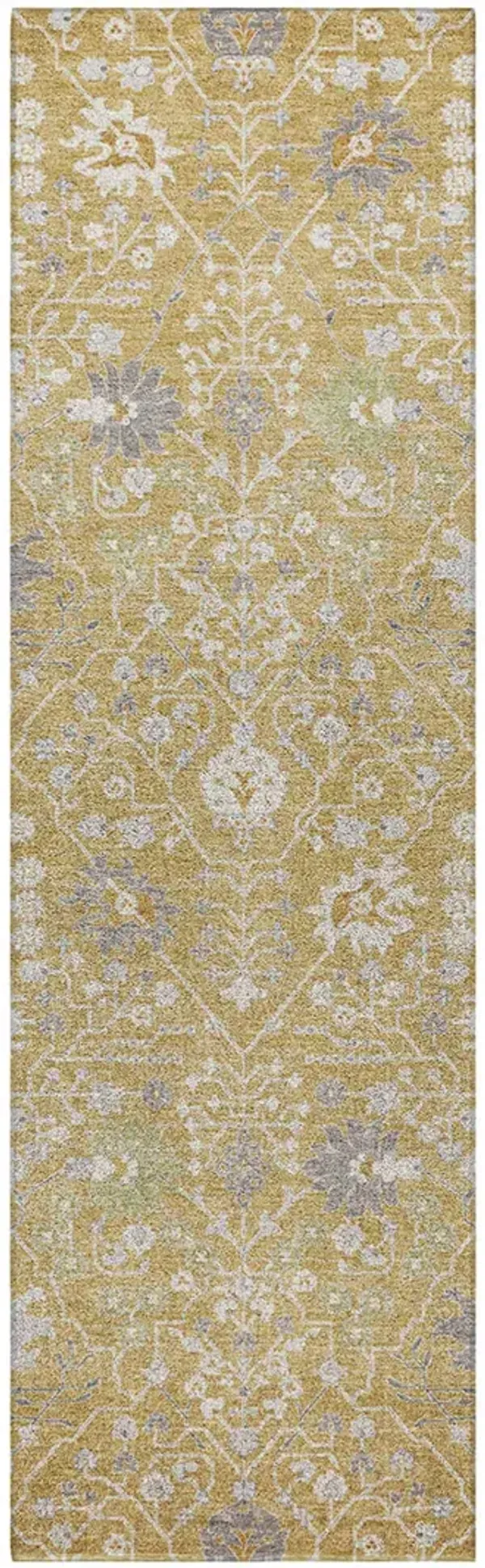 Tabrook TB12 Gold 2'3" x 7'6" Rug