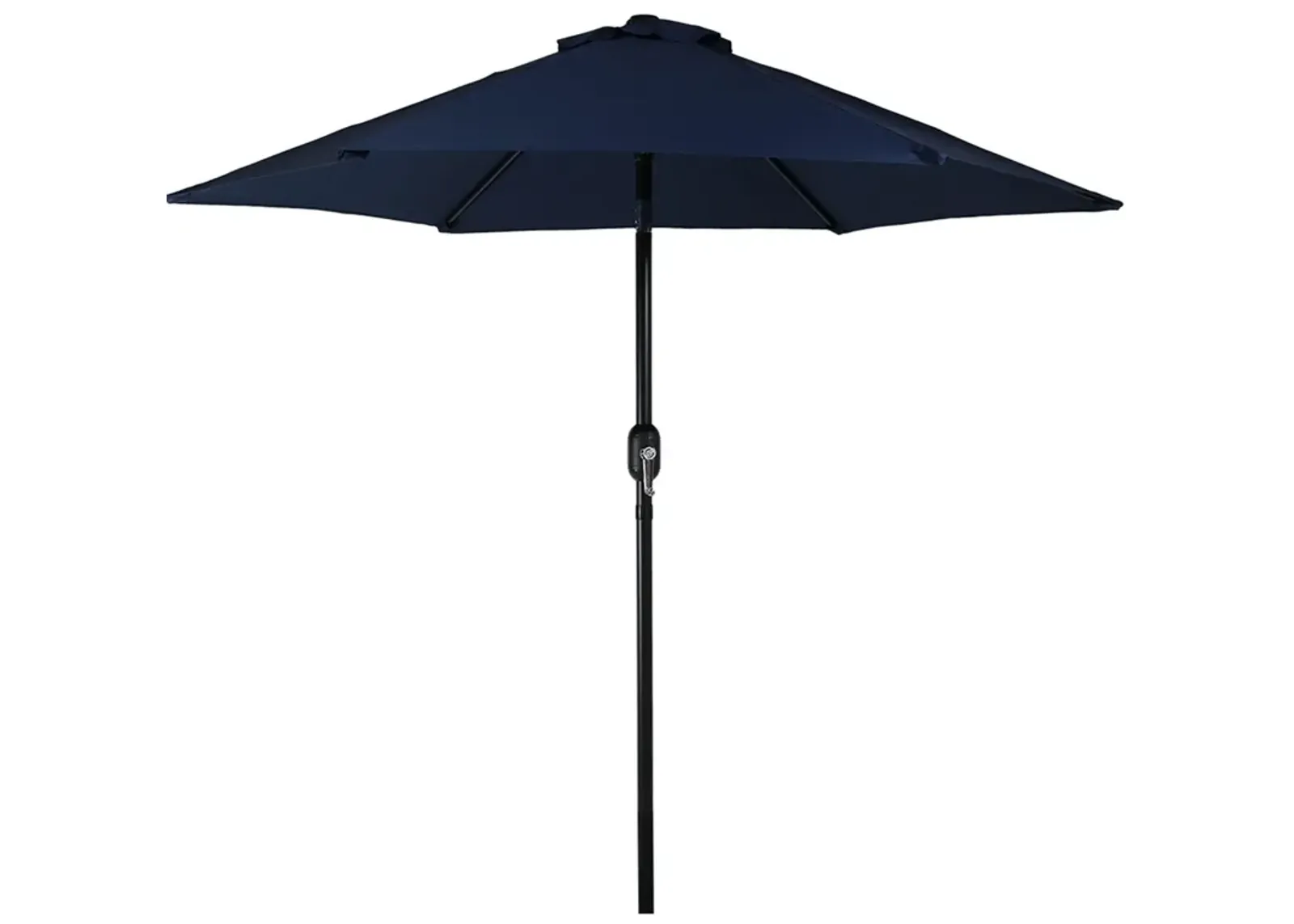 Sunnydaze 7.5 ft Aluminum Patio Umbrella with Tilt and Crank