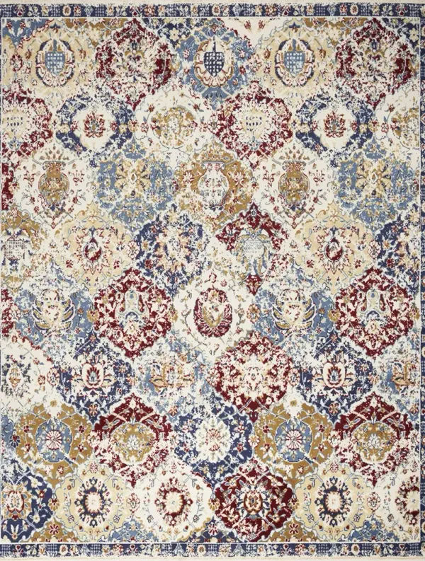 Grafix GRF31 Turquoise/Multicolor 7' x 10' Rug