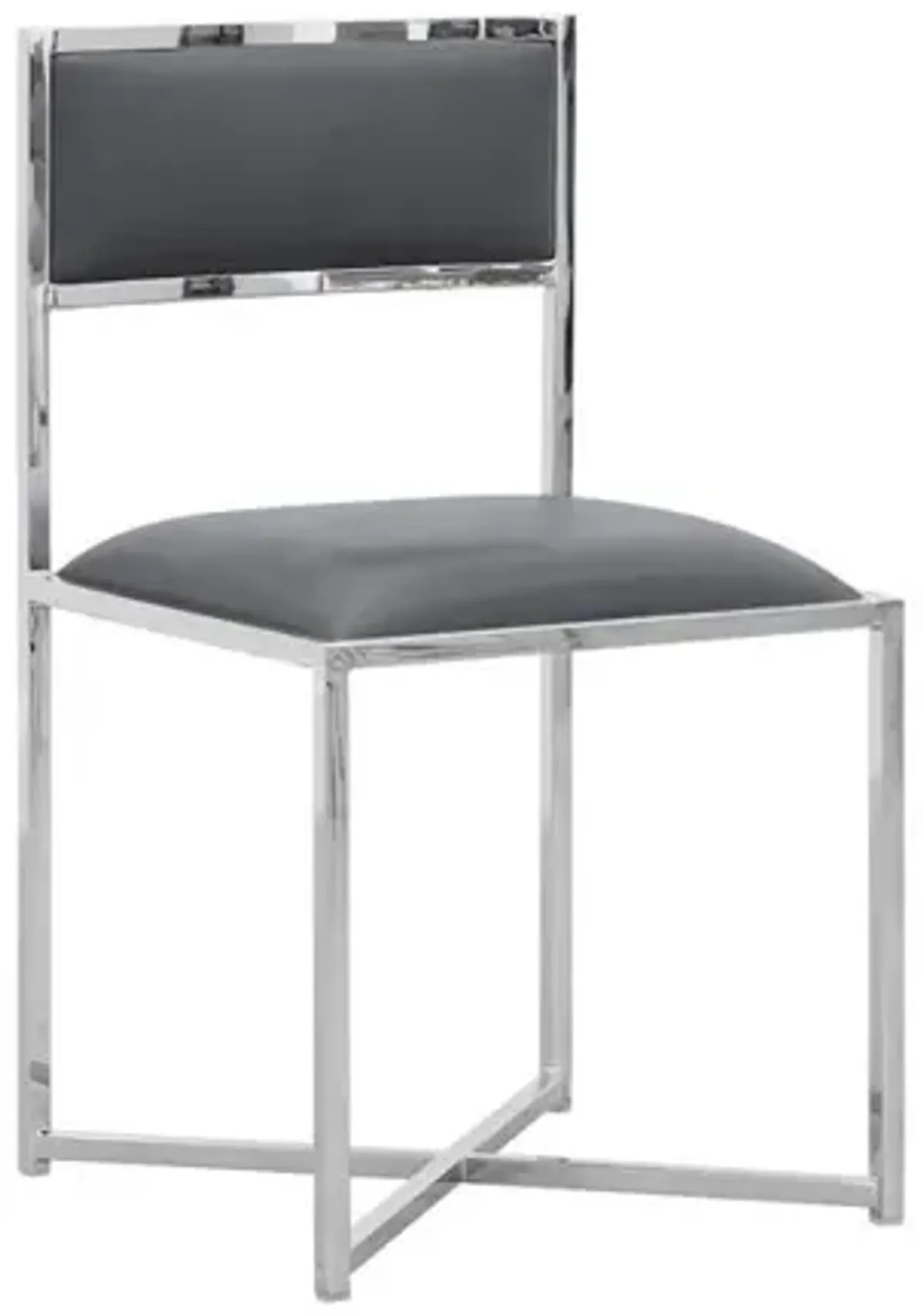 Modus Furniture Amalfi X-Base Chair in Cobalt, set of 2