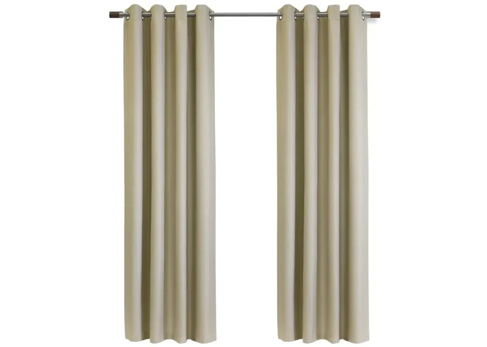 Thermaplus Newberry Blackout Window Treatment Grommet Curtain Panel for Bedroom Livingroom 52" x 95" Linen