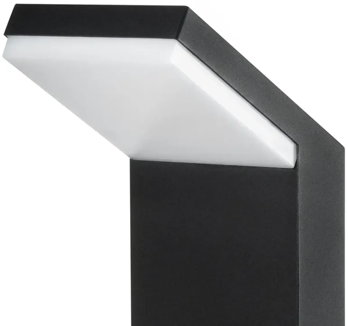 VONN Lighting Modern 10-Watt Integrated LED Outdoor Bollard in Matte Black