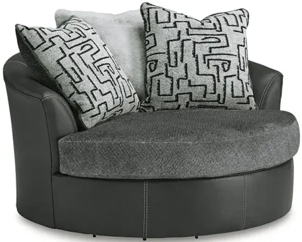 Oversized Swivel Accent Chair