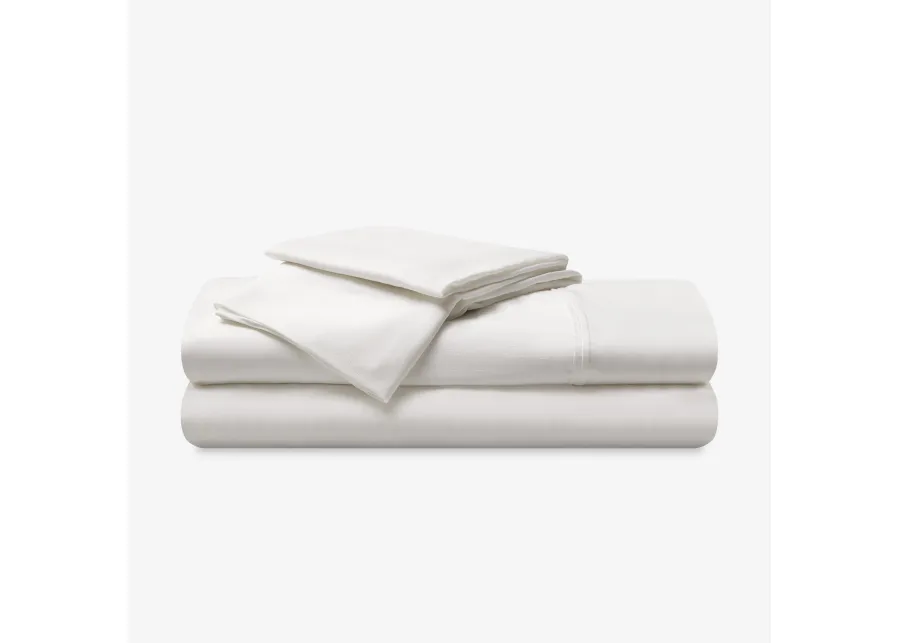 Hyper-Linen King Sheet Set - Bright White