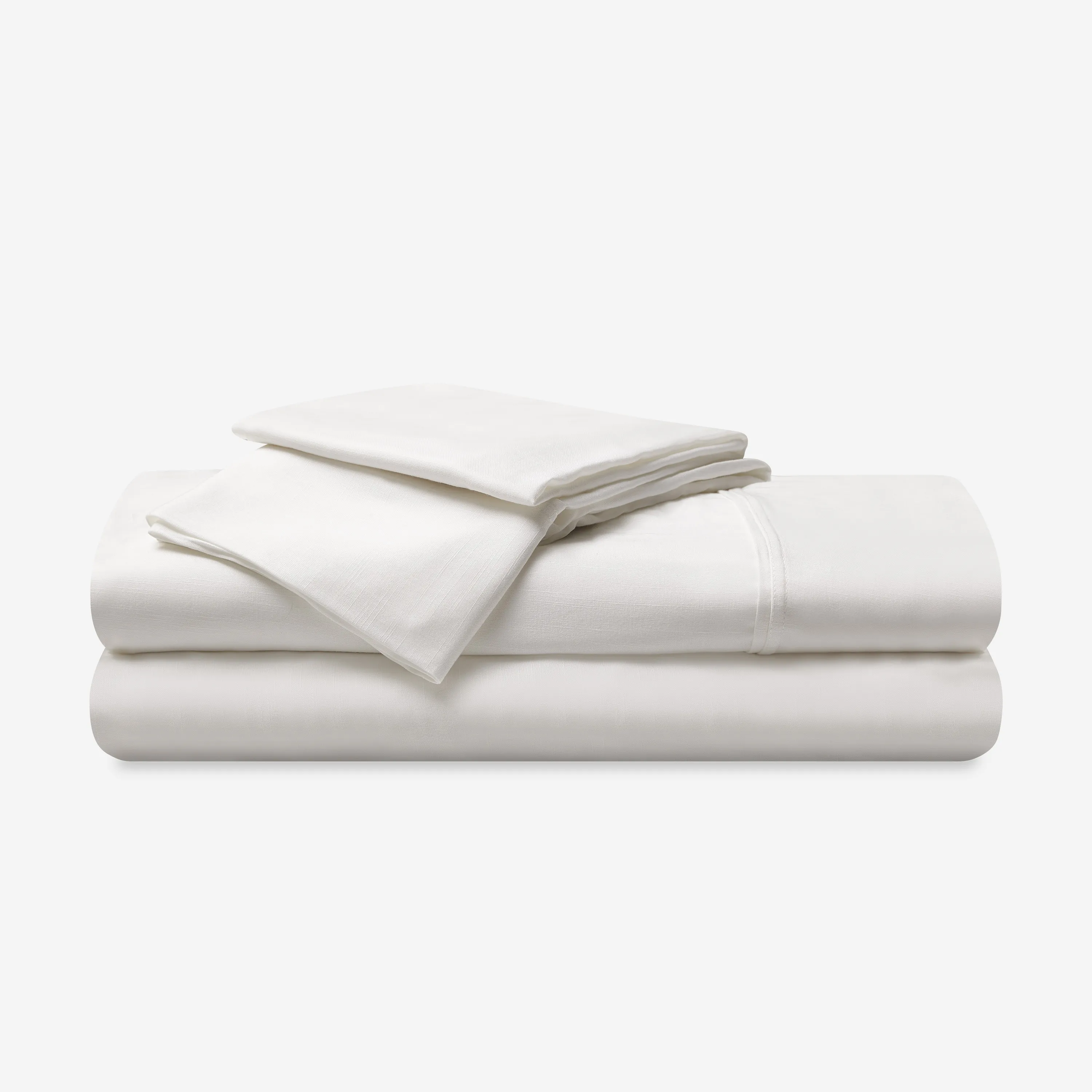 Hyper-Linen King Sheet Set - Bright White