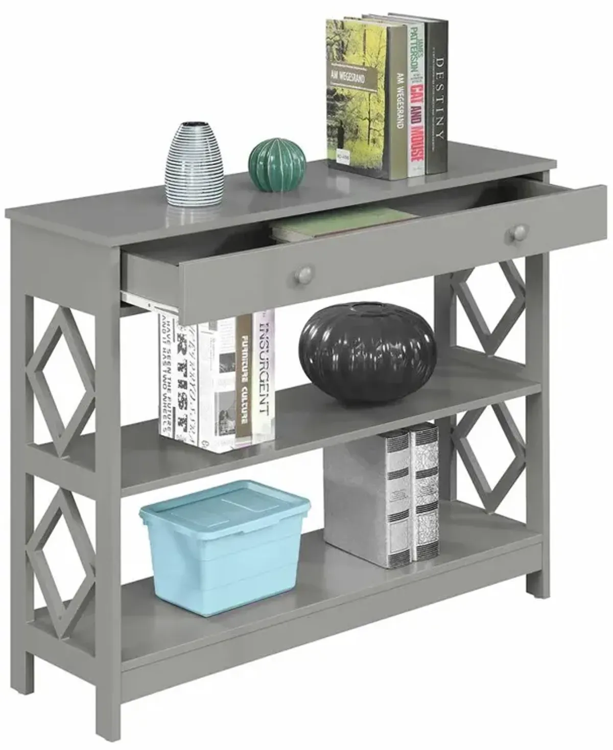 Convience Concept, Inc. Diamond 1 Drawer Console Table