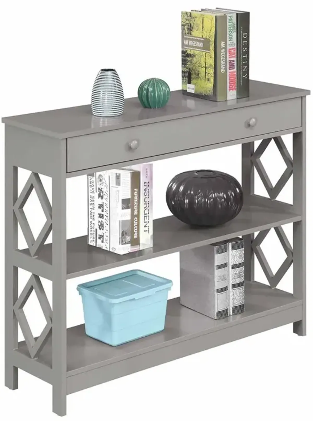 Convience Concept, Inc. Diamond 1 Drawer Console Table