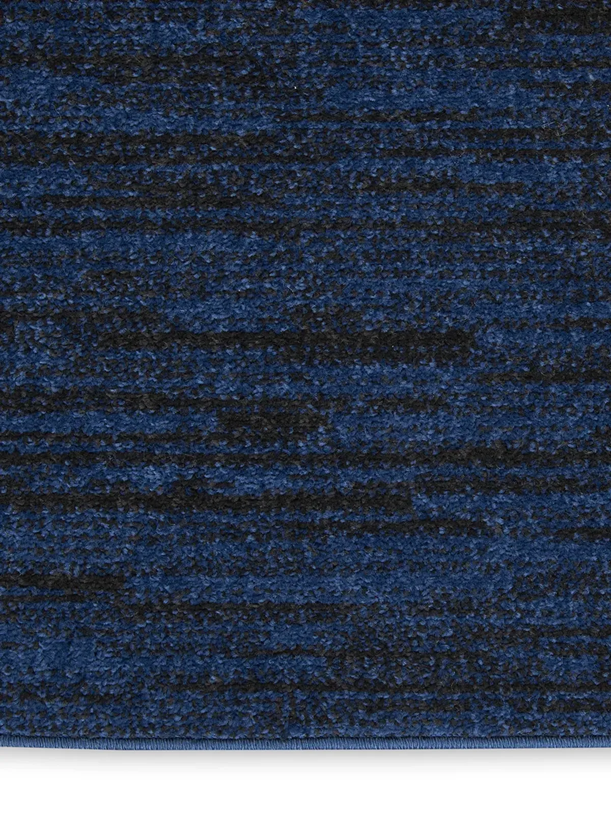 Nourison Essentials NRE01 Midnight Blue 2'2" x 10' Rug