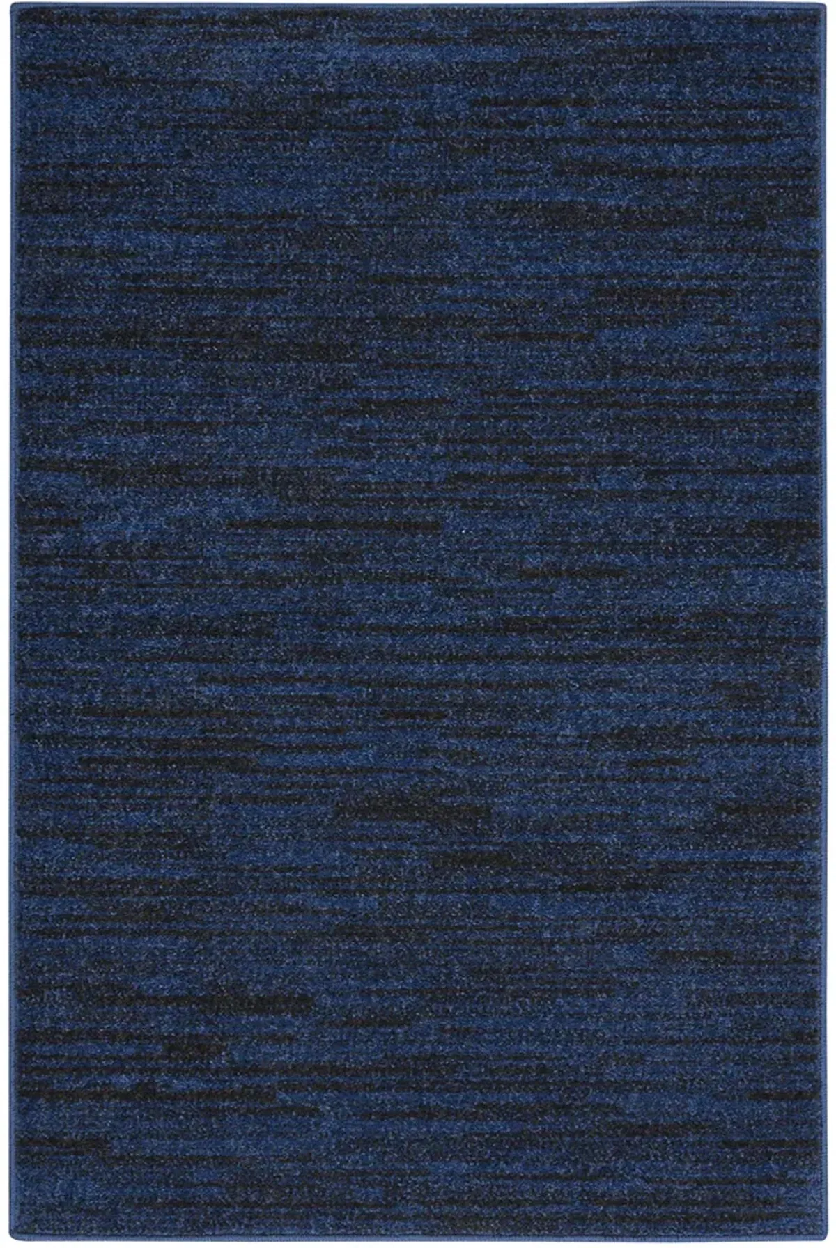 Nourison Essentials NRE01 Midnight Blue 2'2" x 10' Rug