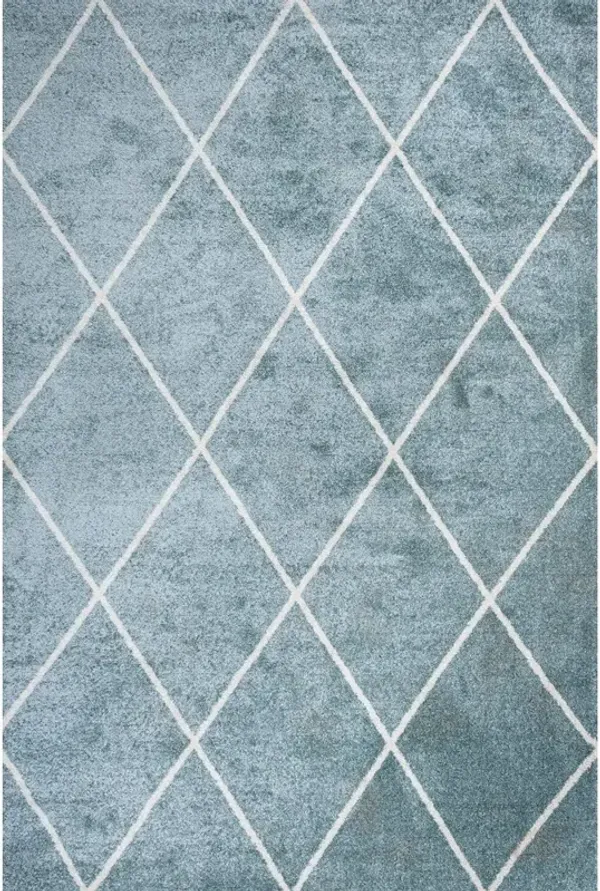 Cole Minimalist Diamond Trellis Area Rug
