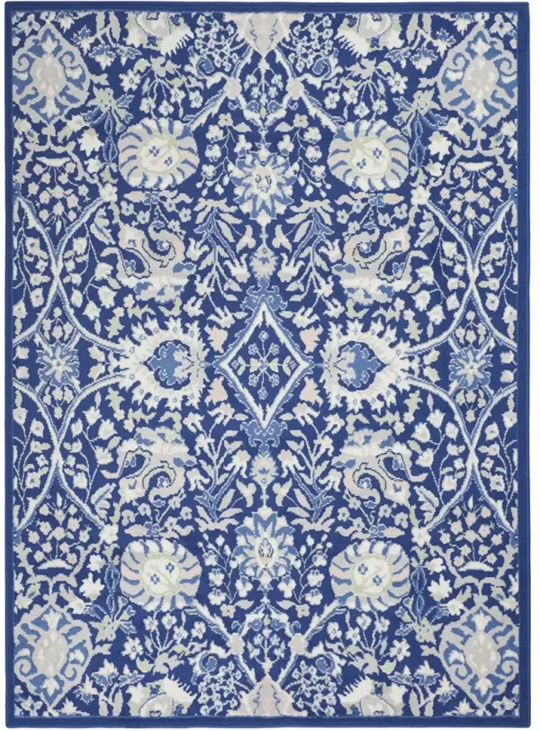 Whimsicle WHS10 Navy/Multicolor 6' x 9' Rug