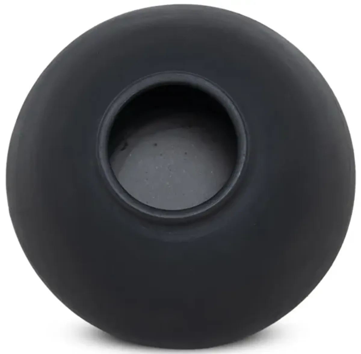 Bosa Aged Black Terracotta Vessel