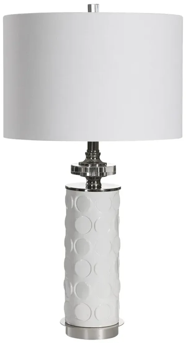 Calia White Table Lamp