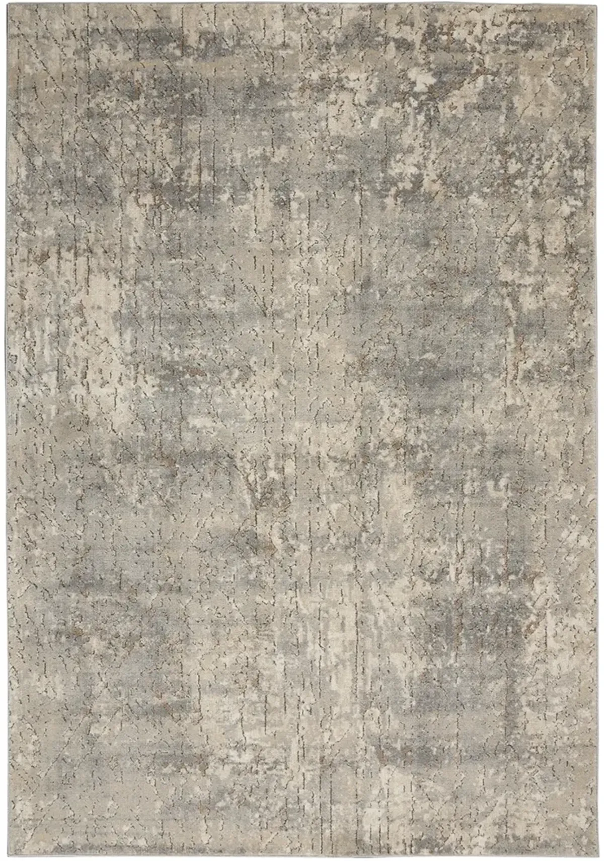 Quarry QUA03 Beige/Gray 3'9" x 5'9" Rug