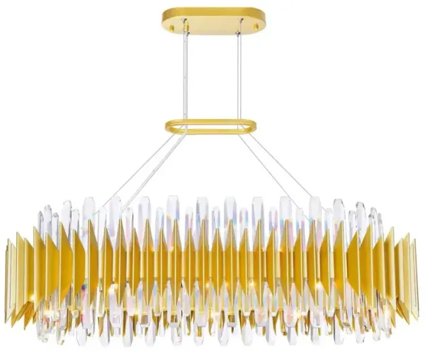 CWI Lighting Cityscape 20 Light Chandelier With Satin Gold Finish