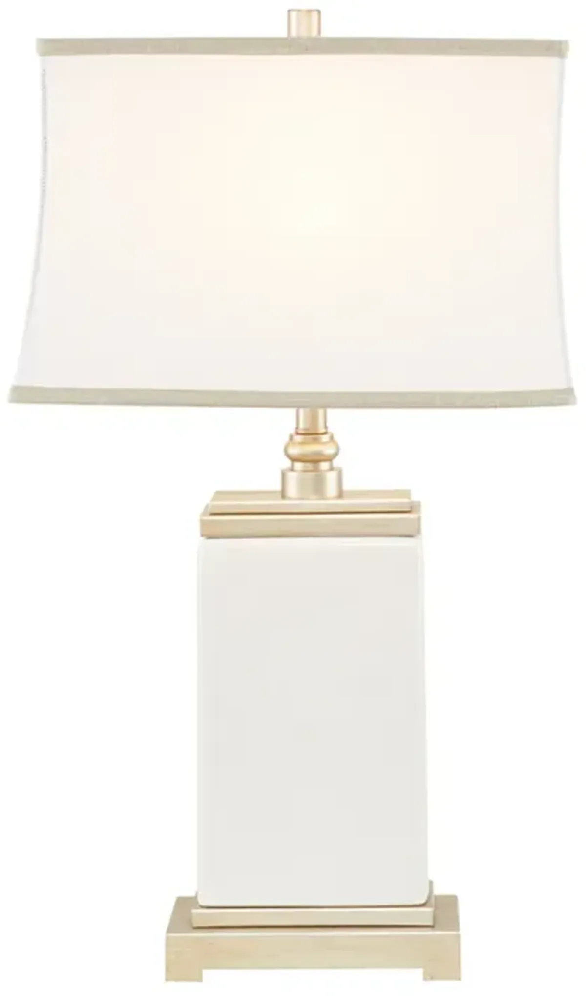 Colette Rectangular Ceramic Table Lamp