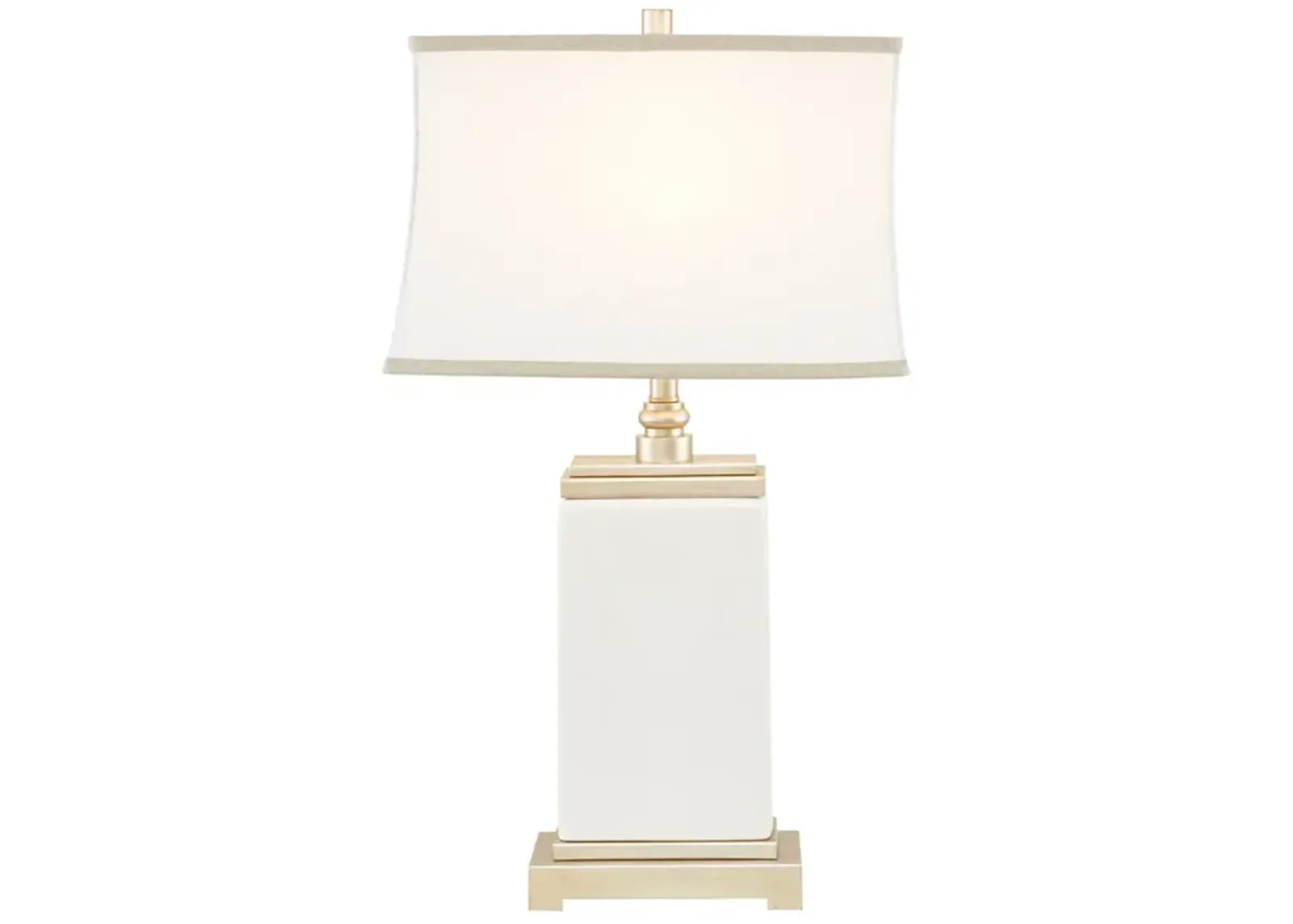 Colette Rectangular Ceramic Table Lamp