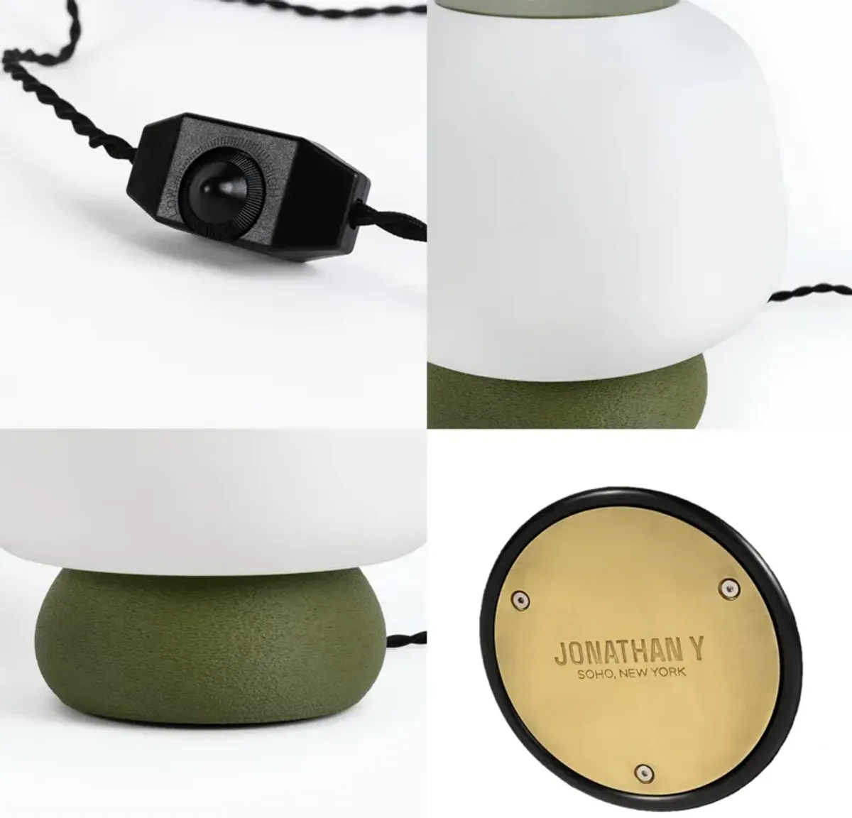 Mushroom Modern Classic Plant-Based PLA 3D Printed Dimmable LED Table Lamp