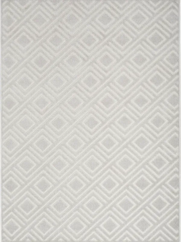 Care Free CAF03 Light Gray 6'7" x 9'2" Rug