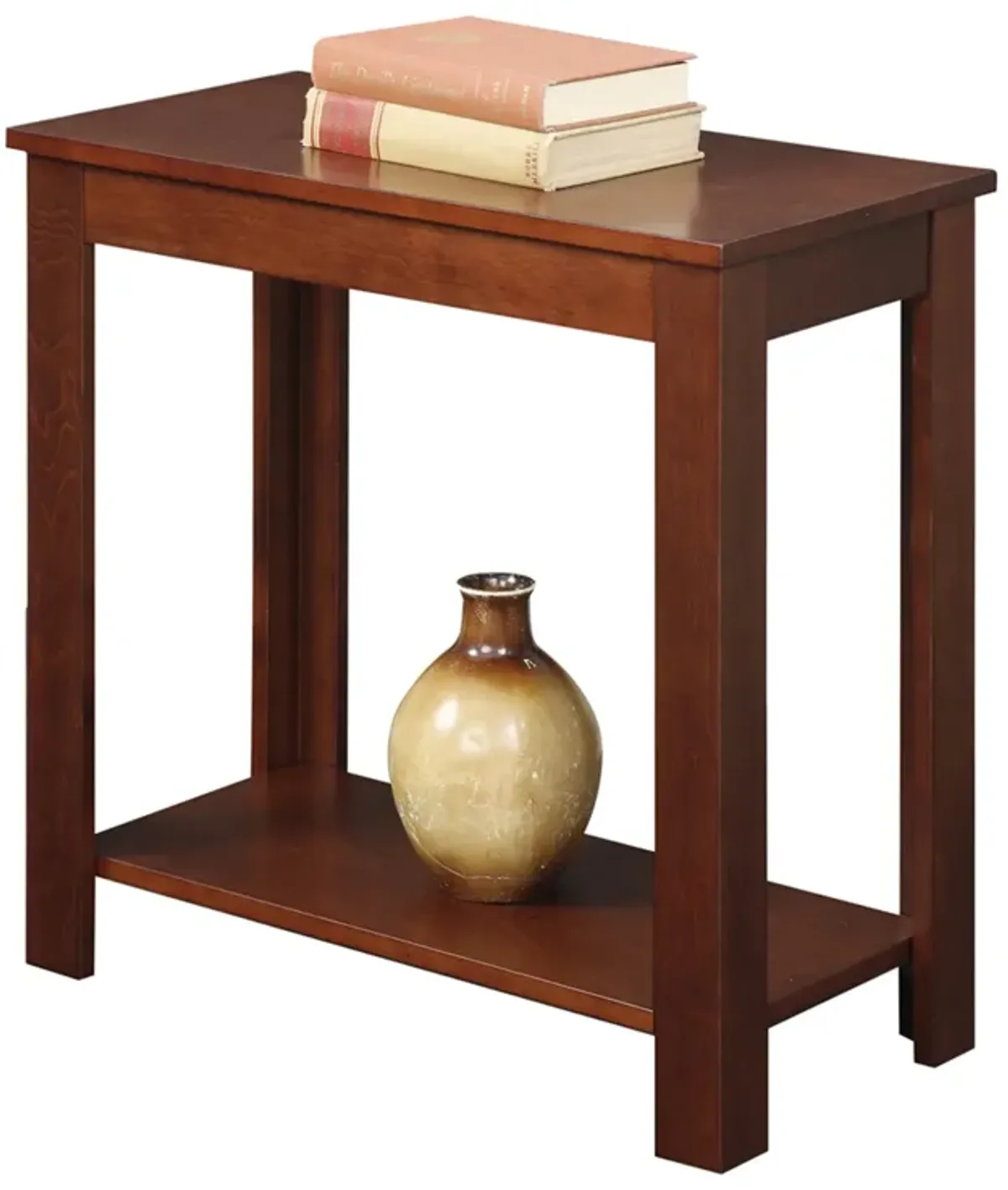 Convenience Concepts Designs2Go Baja Chairside End Table, Mahogany