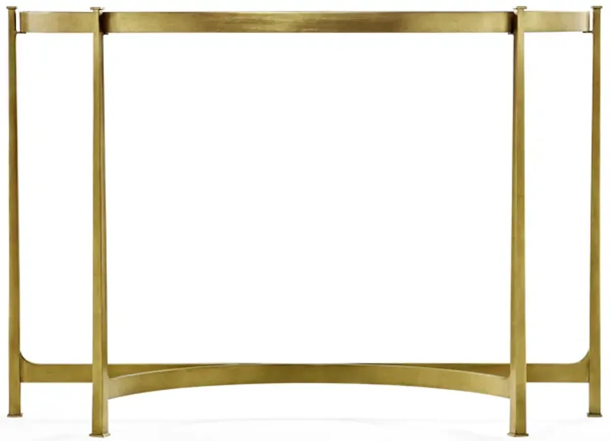 Luxe Large Half Moon Console Table