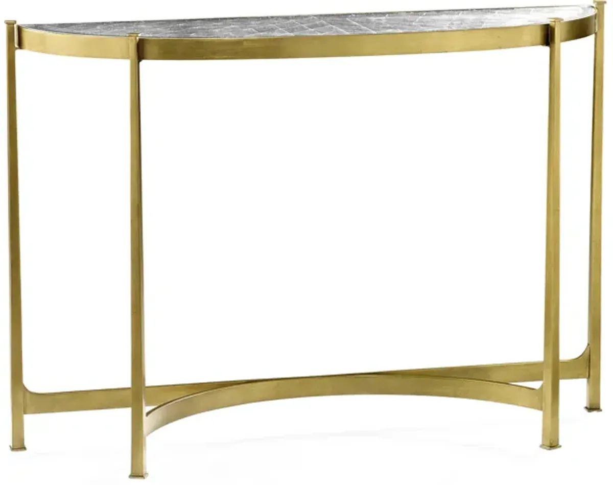 Luxe Large Half Moon Console Table