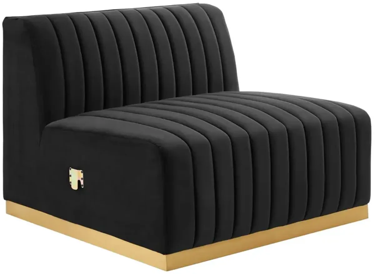 Conjure Channel Tufted Performance Velvet Sofa