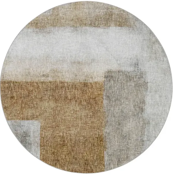 Boca BO1 Brown 8' Round Rug