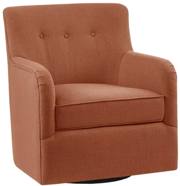 Gracie Mills Nathen Upholstered Swivel Chair