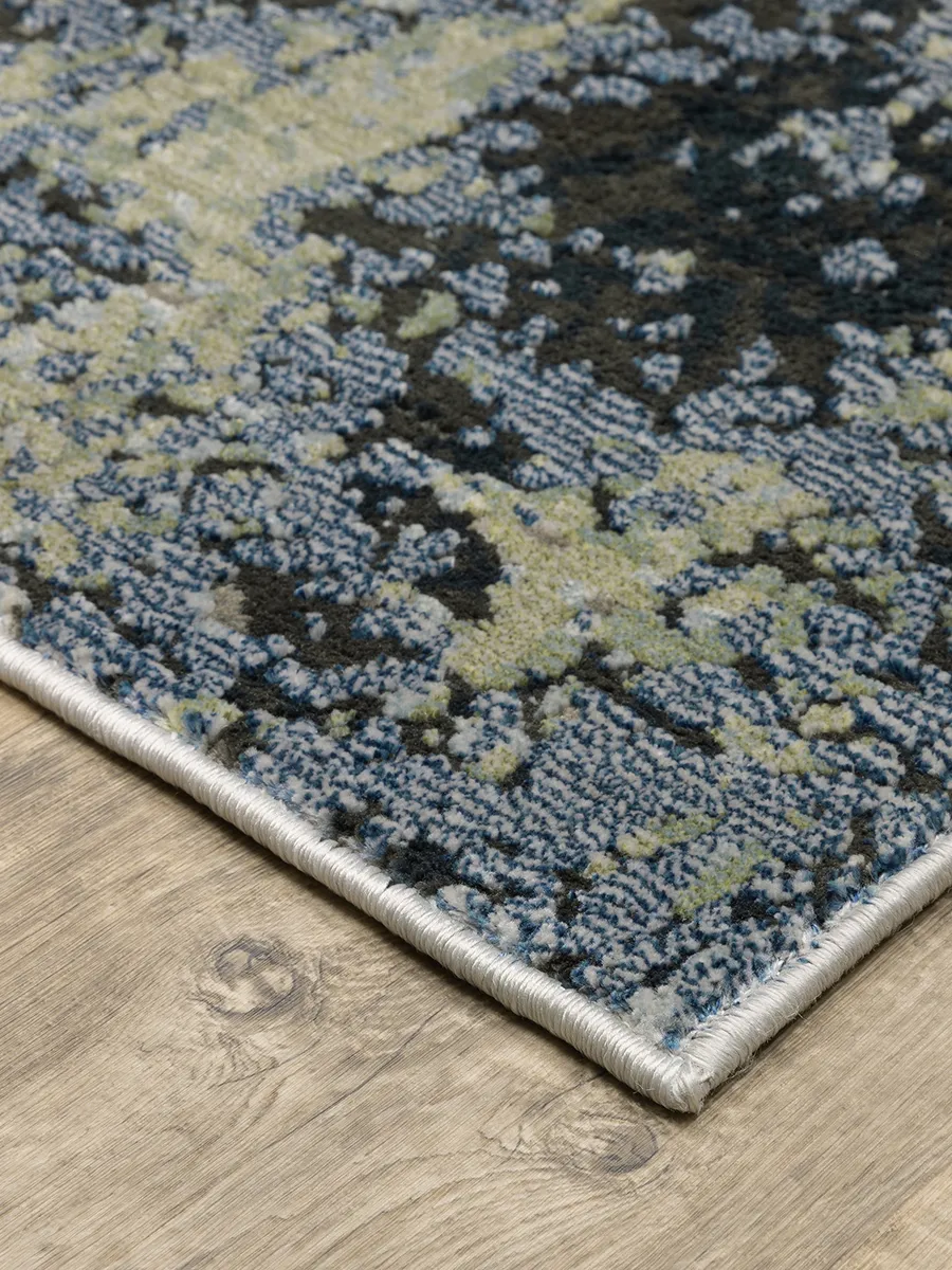 Caravan 3'3" x 5' Blue Rug