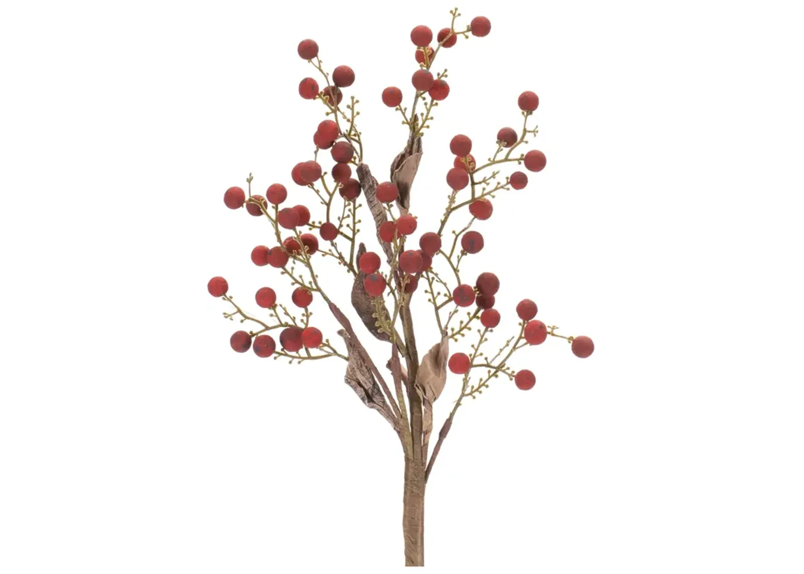 Red Berry Branch Spray (Set of 24)