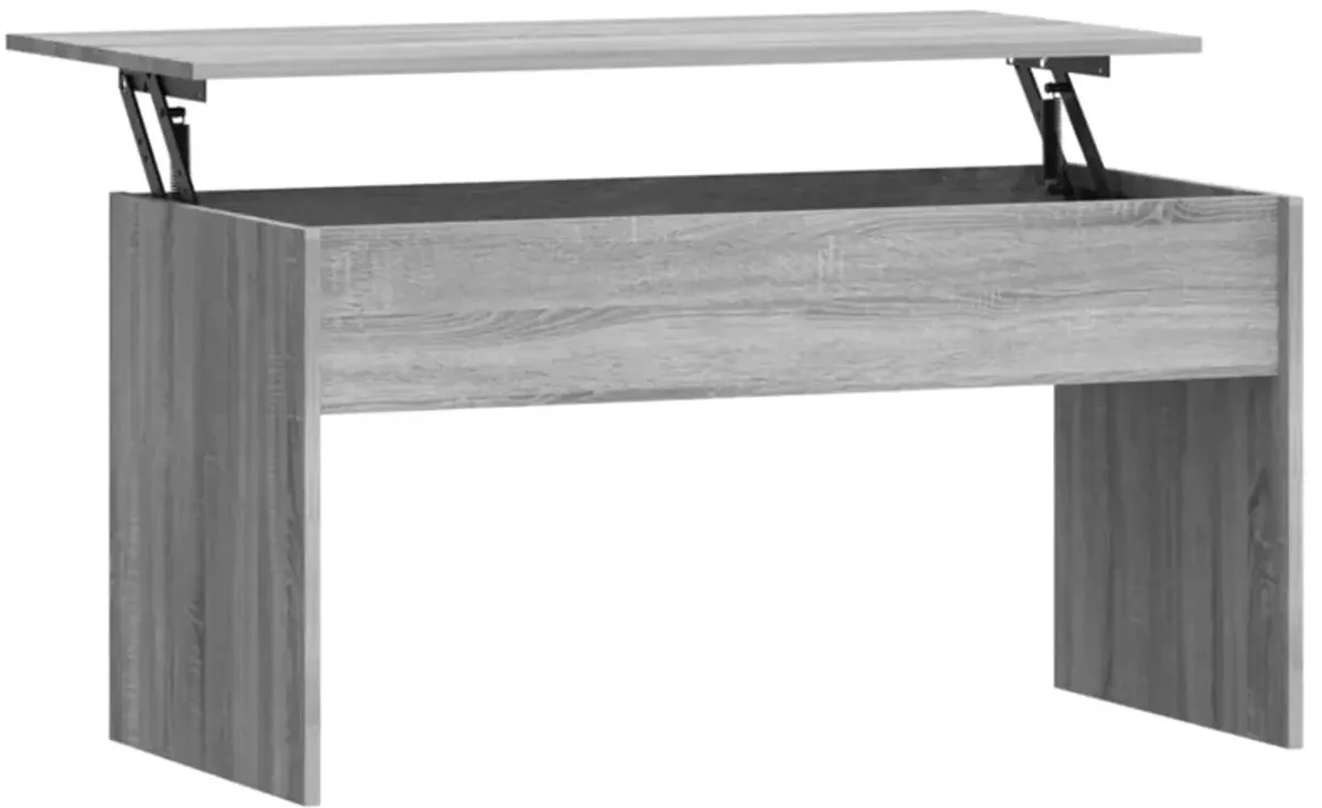 vidaXL Coffee Table Gray Sonoma 40.2"x19.9"x20.7" Engineered Wood