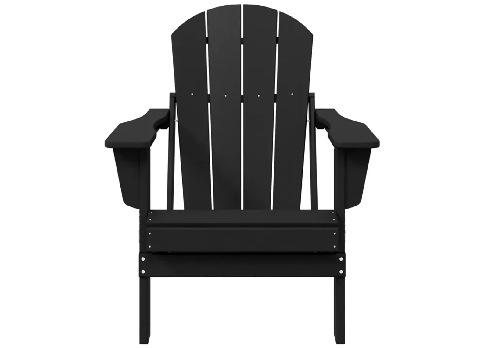 WestinTrends HDPE Outdoor Patio Folding Poly Adirondack Chair