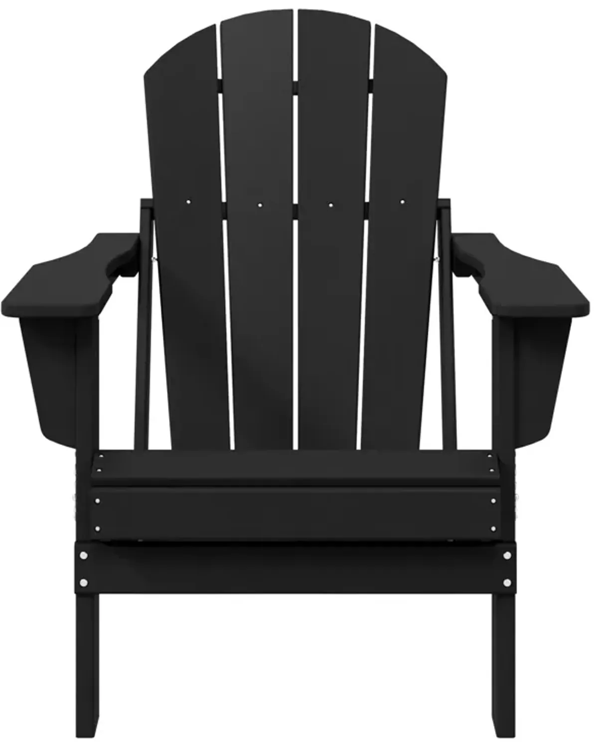 WestinTrends HDPE Outdoor Patio Folding Poly Adirondack Chair