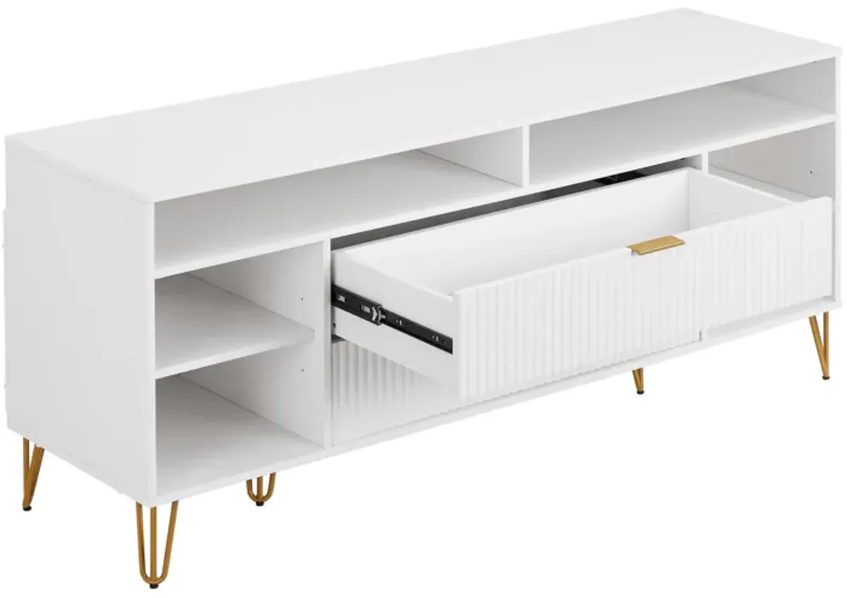Dumbo Small TV Stand in White