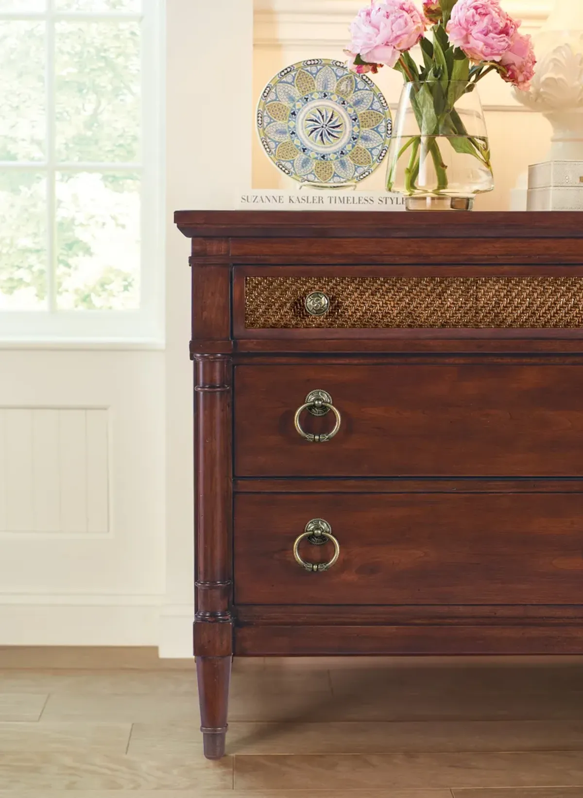 Charleston Three-Drawer Nightstand