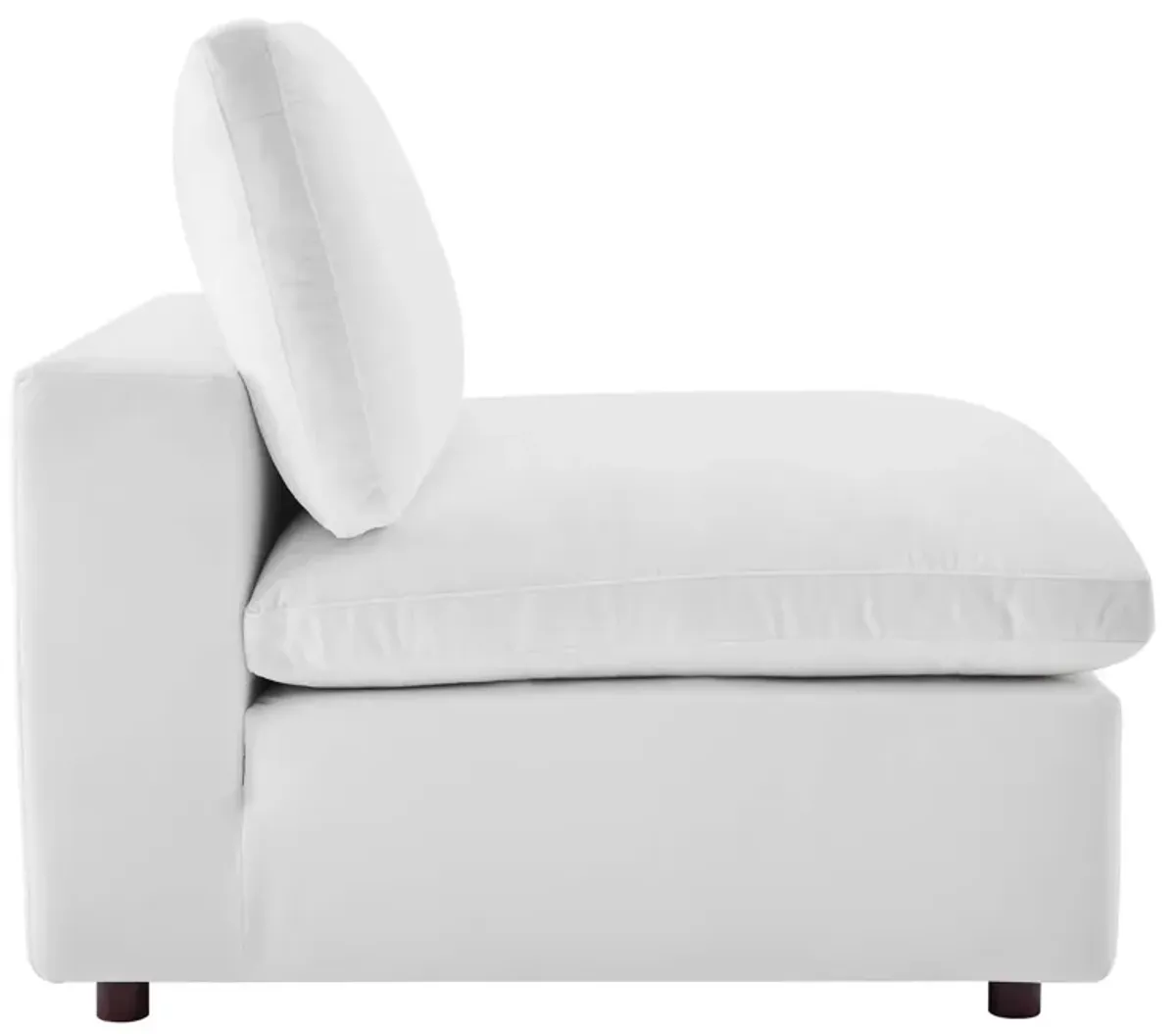 Commix Down Filled Overstuffed Performance Velvet 3-Seater Sofa